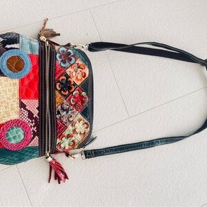 Colorful Patchwork Crossbody Bag